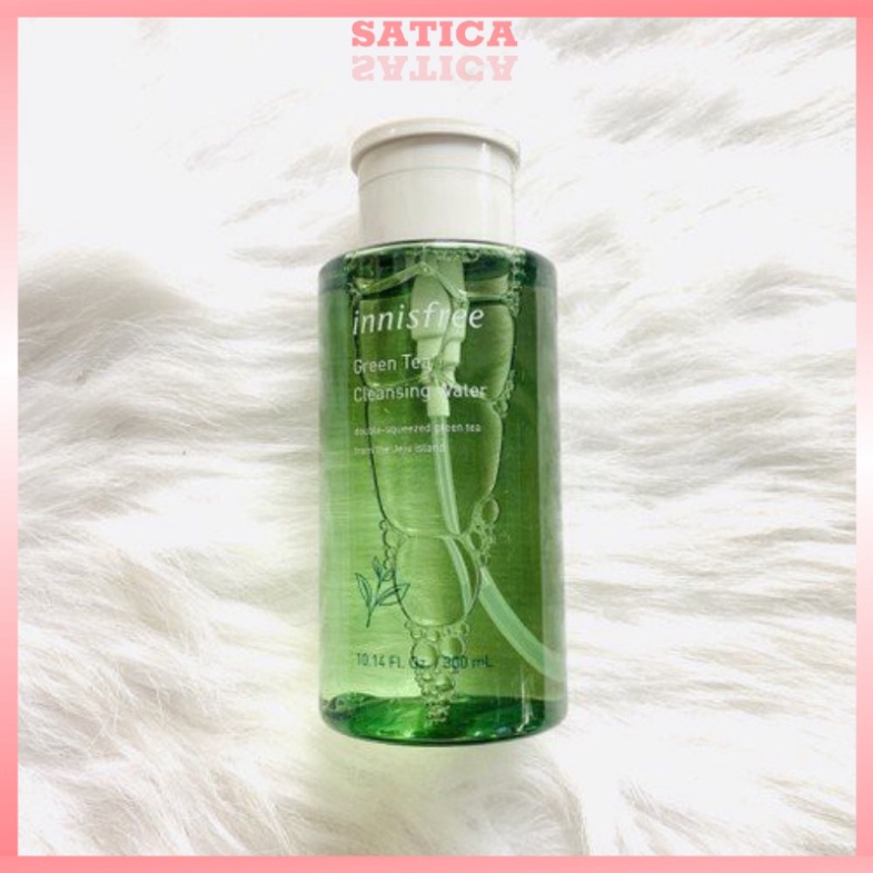 Nước Tẩy Trang Innisfree Trà Xanh Hàn Quốc Cho Da Khô Nhạy Cảm Cao Cấp 300ml [HÀNG CHÍNH HÃNG]