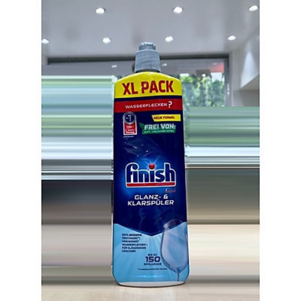 Combo rửa bát Finish All in one 100 viên + Bóng finish 800ml + Muối Finish 1,5kg dùng cho máy rửa bát máy rửa chén.