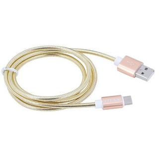 - cáp sạc nhanh type c kim loại titan ir03 - màu vàng - hàng chính hãng - hàng chính hãng