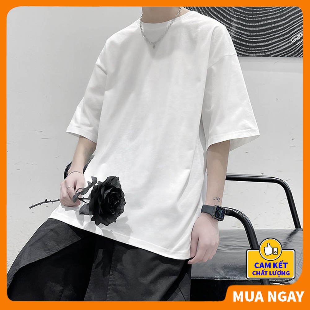 Áo thun nam nữ tay lỡ form rộng vải thun mềm mịn unisex thoáng mát ❤️KINGSPORT❤️ Áo phông nam nữ tay lỡ BST hàn quốc
