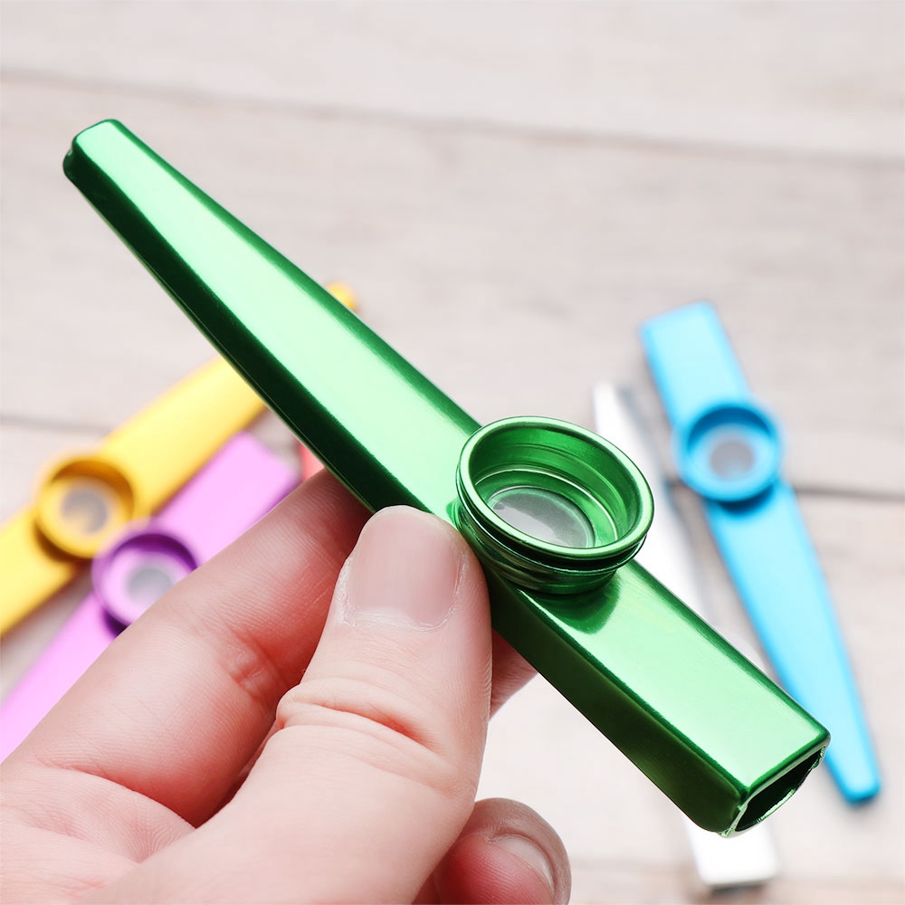 Kèn Kazoo 12cm Gồm 6 Màu Sắc Độc Đáo Chất Lượng Cao