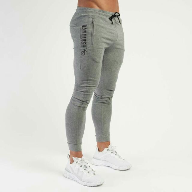 Quần dài tập gym nam vanquish Vq Sành Điệu thun co giản 4 chiều 6 màu
