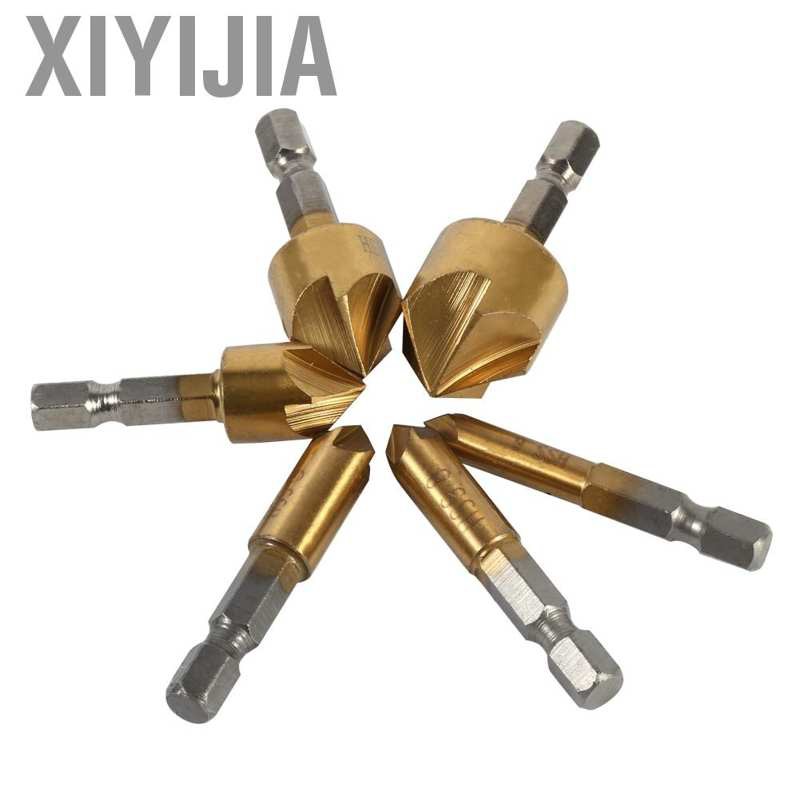 Bộ 6 mũi khoan 90° 1/4" 6mm - 19mm chuyên dụng tiện lợi