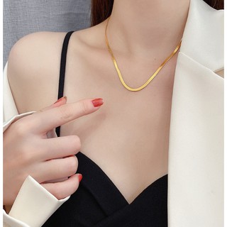 Dây chuyền/Vòng cổ titan mì ép