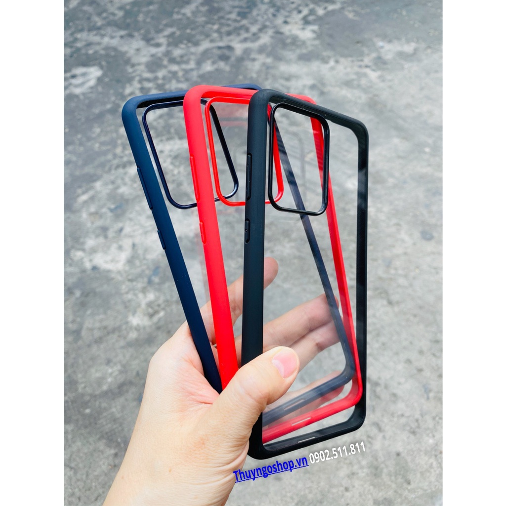 Samsung S20 Ultra / S20 Plus / S20 / S10E / Note10 / Note10 Plus - Ốp lưng viền dẻo lưng trong cứng IPAKY