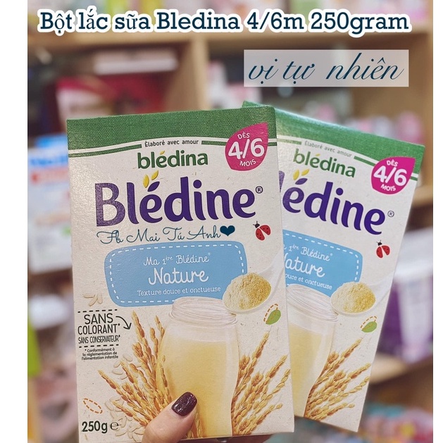 Bột Lắc Sữa BLEDINA Các vị giúp bé no lâu