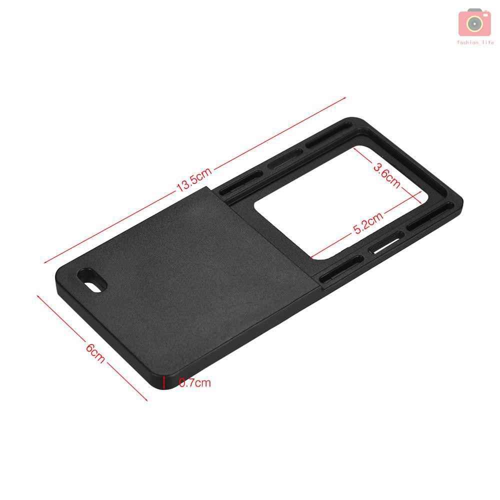 Tấm gắn máy ảnh thể thao cầm tay cho GoPro Hero 6/5/4/3+/YI 4K SJCAM/ DJI OSMO Mobile 2 Zhiyun Smooth 4 FeiyuG SP2 | BigBuy360 - bigbuy360.vn