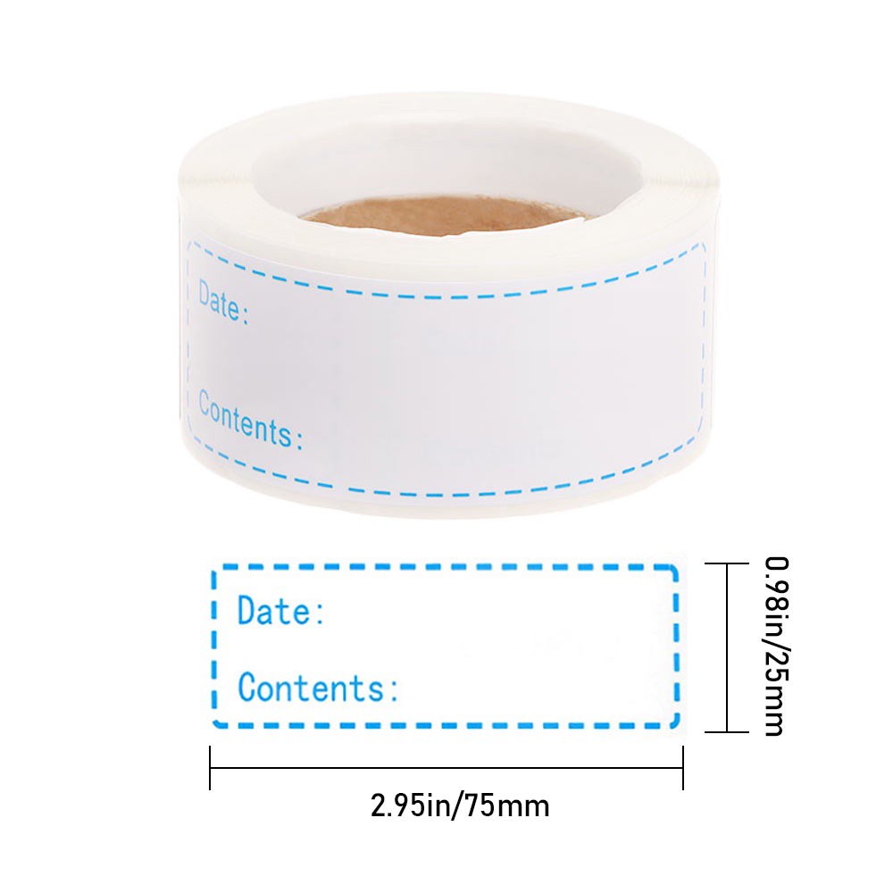 Nhãn Dán Chống Nước Tự Dính Cho Hộp Đựng Thức Ăn Trong Tủ Lạnh