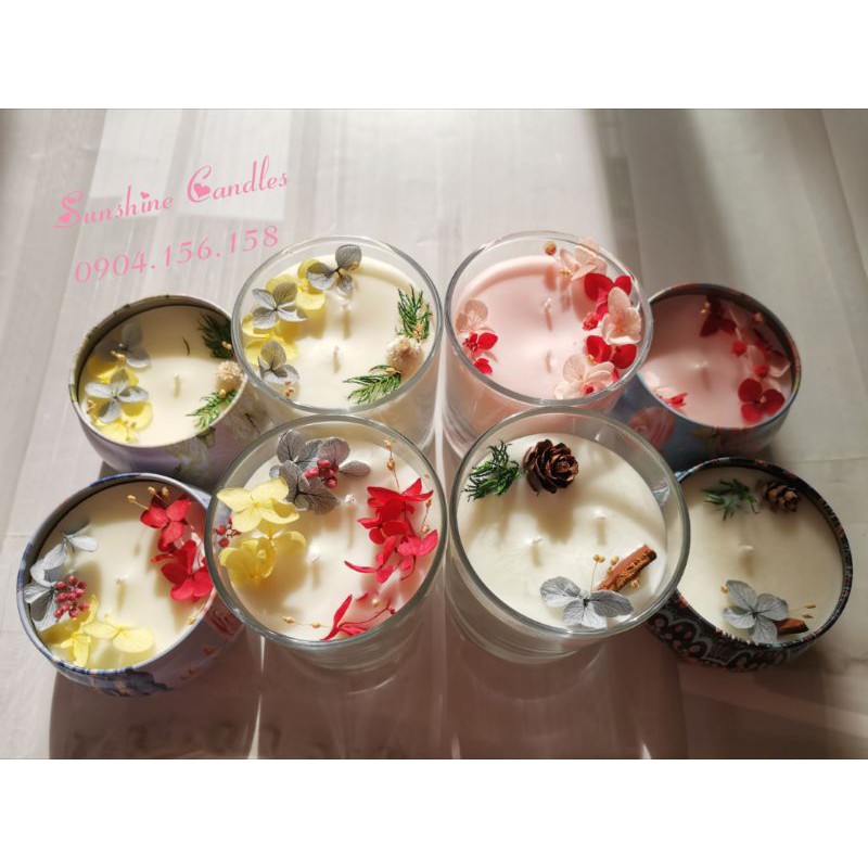 Set tự làm nến thơm, tùy chọn hơn 20 mùi hương