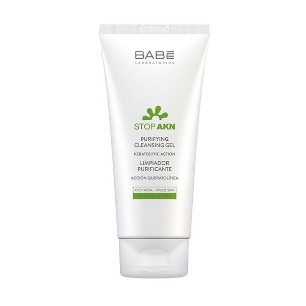 Sữa rửa mặt dịu nhẹ Babe Stop AKN Purifying Cleansing Gel 200ml -