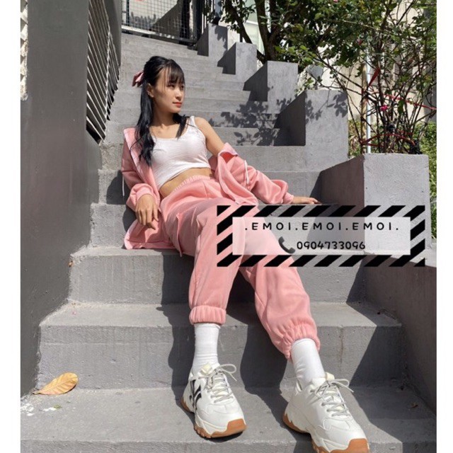 [Ulzzang Fashion] Áo khoác nỉ có mũ phong cách hàn quốc [100% ảnh thật]