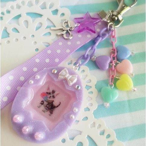 Charm tim pastel xỏ lỗ hai đầu A14/ Nguyên liệu làm Resin