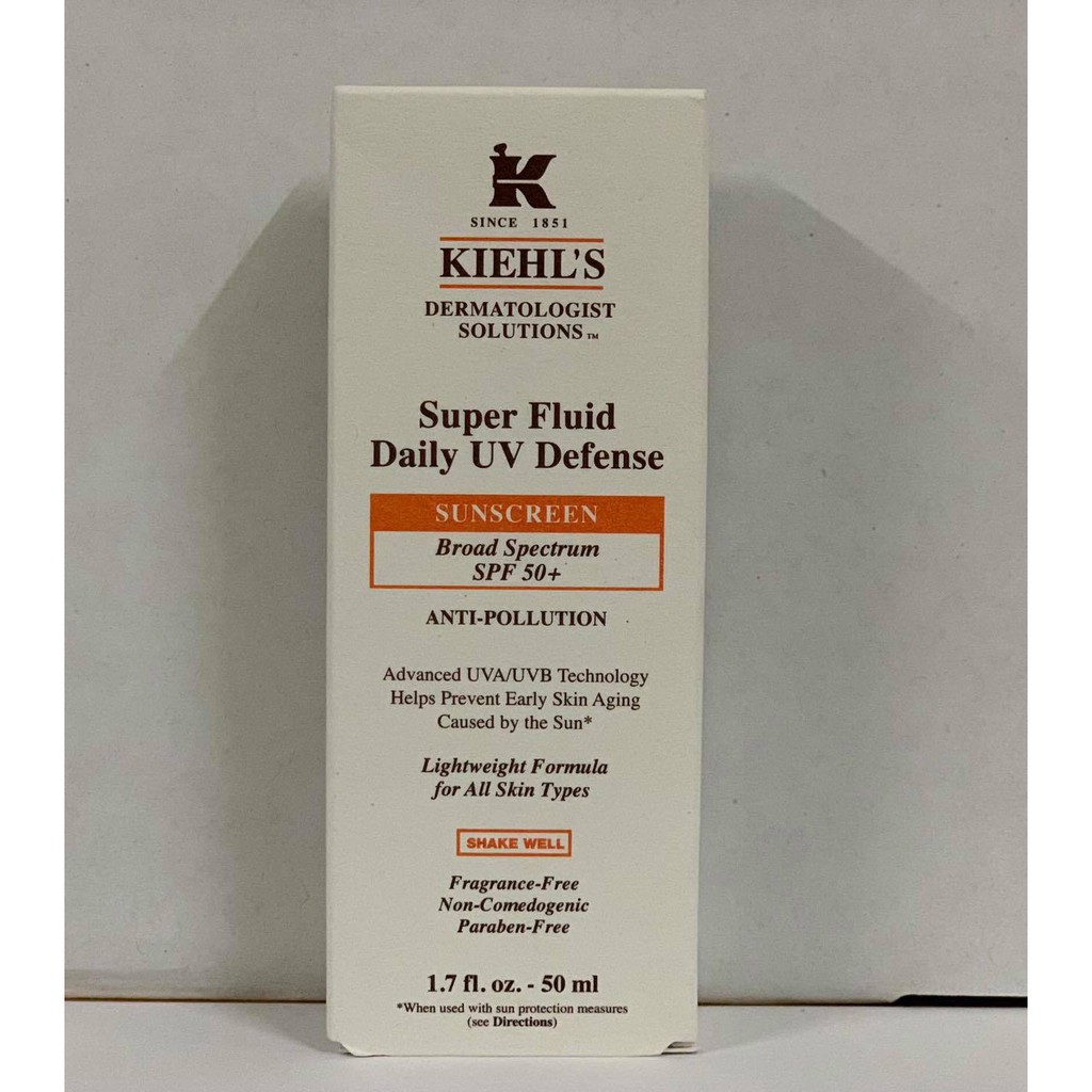 Kem Chống Nắng Kiehl’s Super Fluid Daily UV Defense SPF 50+