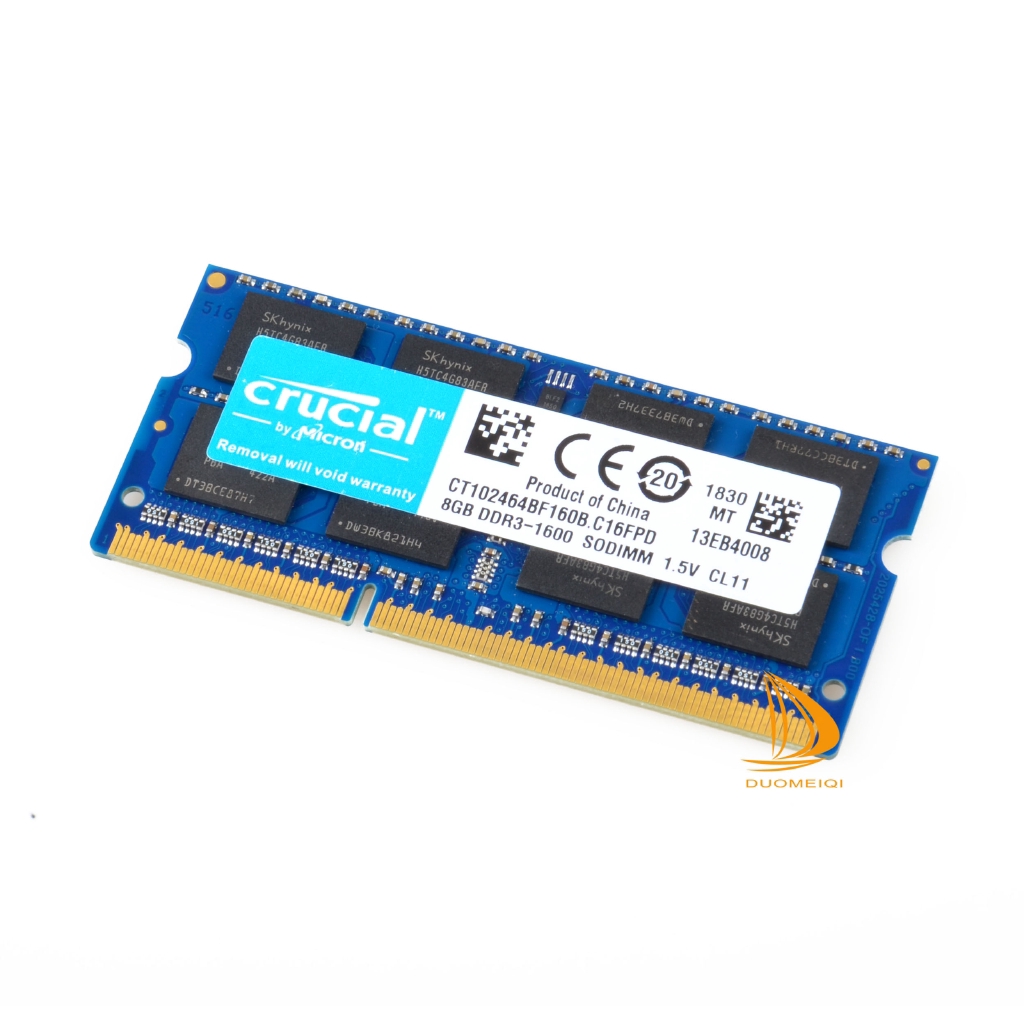 Thẻ Nhớ laptop 8gb 2rx8 pc3-12800s ddr3-1600mhz 1.5v 204pin ram