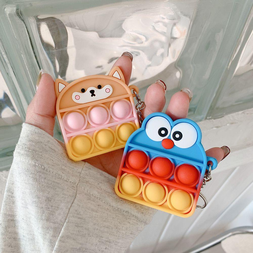 Móc Chìa Khóa Xe Hơi / Balo Họa Tiết Hoạt Hình Dễ Thương