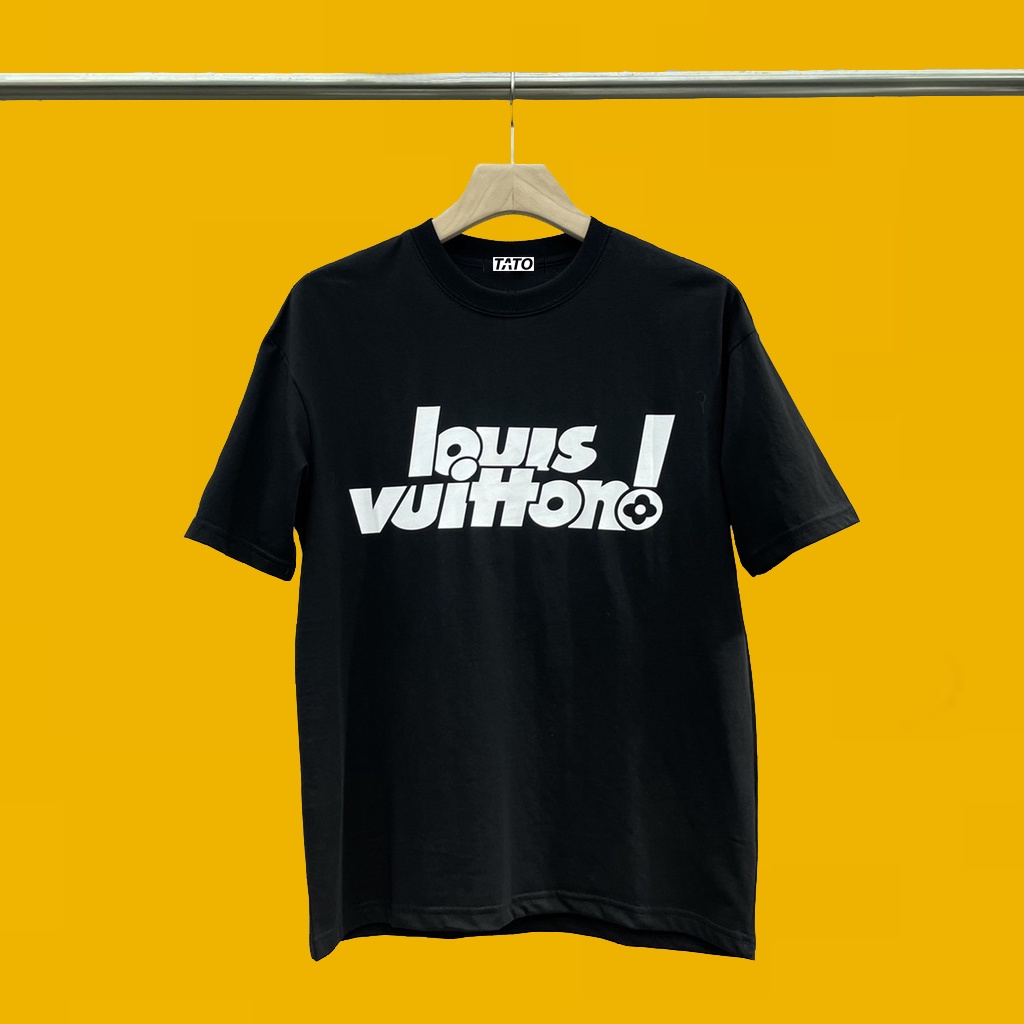 Áo Thun LV 02 in logo Louis.Vuitton , Áo Phông Unisex Form Rộng Chất Vải Cotton Thời Trang Nam Nữ ldshop1