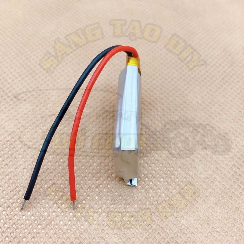 Pin Lipo 802035 3.7V 400mAh (Có mạch bảo vệ - Vỏ dây điện silicon chịu nhiệt)