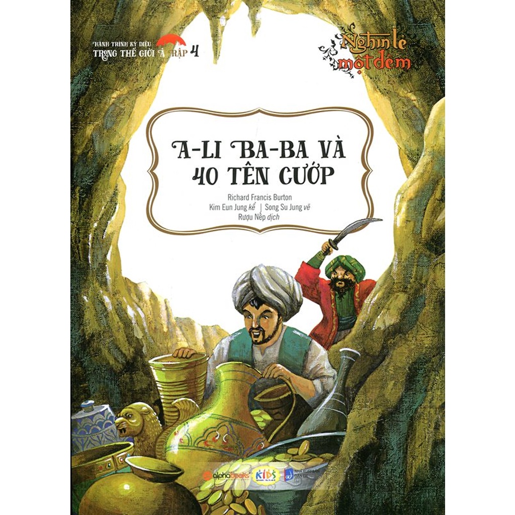 Sách - Nghìn Lẻ Một Đêm - Alibaba Và 40 Tên Cướp