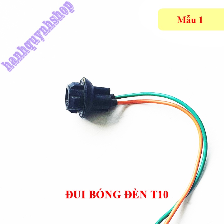 Đui bóng đèn T10 xi nhan, soi biển, demi, báo số ô tô xe máy (Hàng bãi)