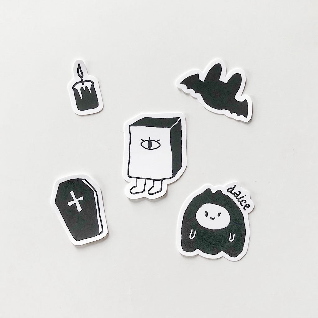 Daice ||  halloween sticker đáng yêu trang trí
