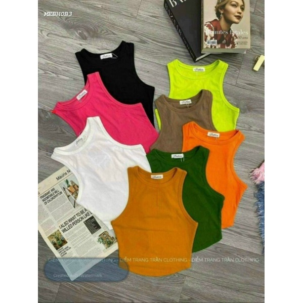 Áo thun ba lỗ Croptop Phong cách Ngầu A15