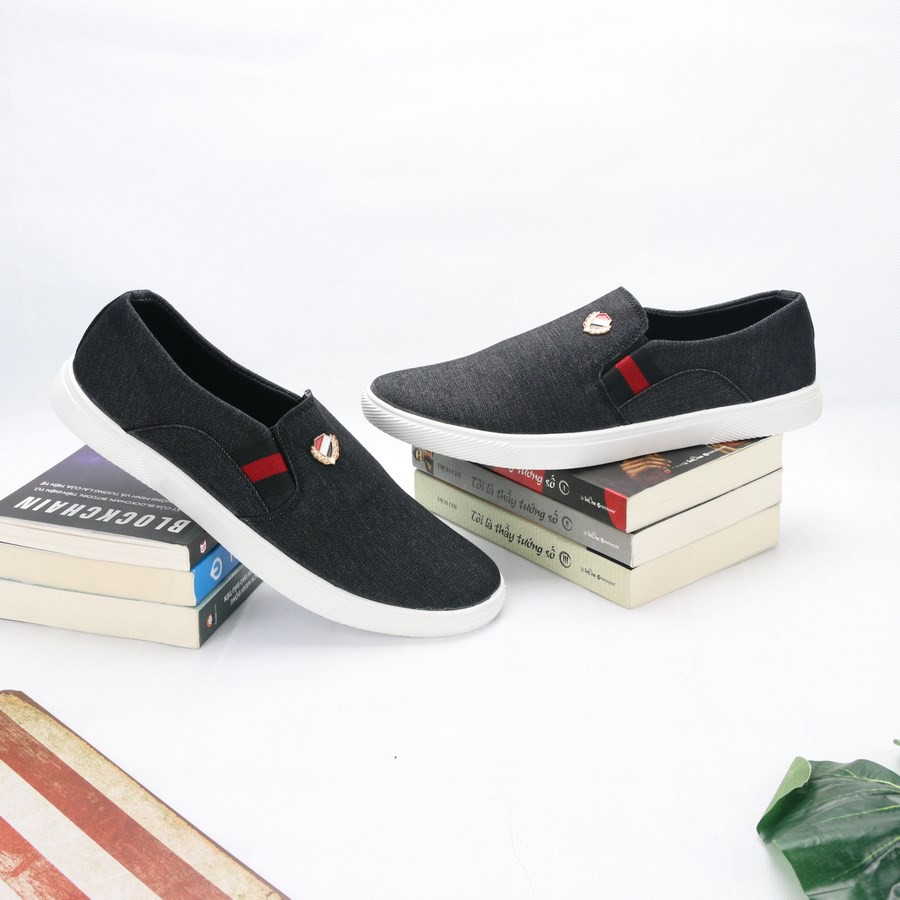 Giày lười nam đen HN361 shop Hân Nhi chuyên giày mọi nam đẹp | BigBuy360 - bigbuy360.vn