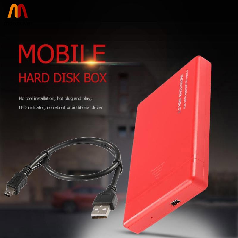 Hộp Đựng Ổ Cứng Ngoài 2.5inch Usb 2.0 Sata Ssd Cho Windows Macos