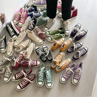 Giày dáng cv ulzzang vải 1970s - hơn 20 màu, màu nào cũng có nha inbox gửi màu❌ đảm bảo y ảnh 100%
