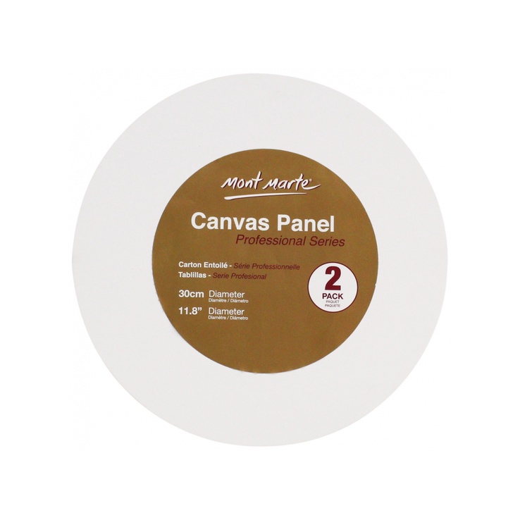 MM Canvas Panels Round Pack 2 - 30cm