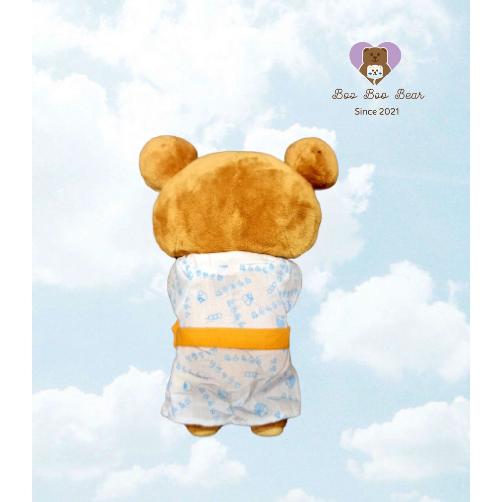 Gấu bông Rila Rilakkuma Korilakkuma cosplay mèo lông xù nhiều mẫu Nhật size nhỡ 10-20cm
