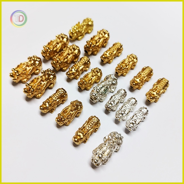 Charm Tỳ Hưu mix vòng phong thủy size 8 10 mm cho vòng tay nam nữ cầu tài lộc may mắn cho gia chủ - TD1 store