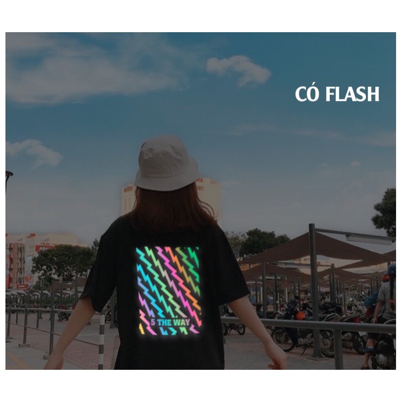 Áo Thun Phản Quang In Nổi Cho Cả Nam và Nữ - Size M-L-XL-XXL ( Chất liệu Cotton Xịn )(BAO ĐỔI TRẢ MIỄN PHÍ)