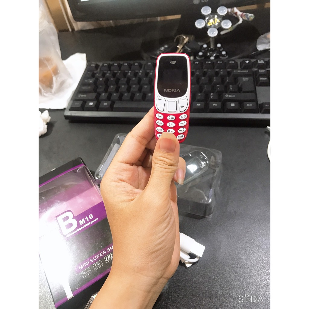 Điện Thoại MiNi BM10 Siêu Nhỏ Sử Dụng 2sim có bluetooth