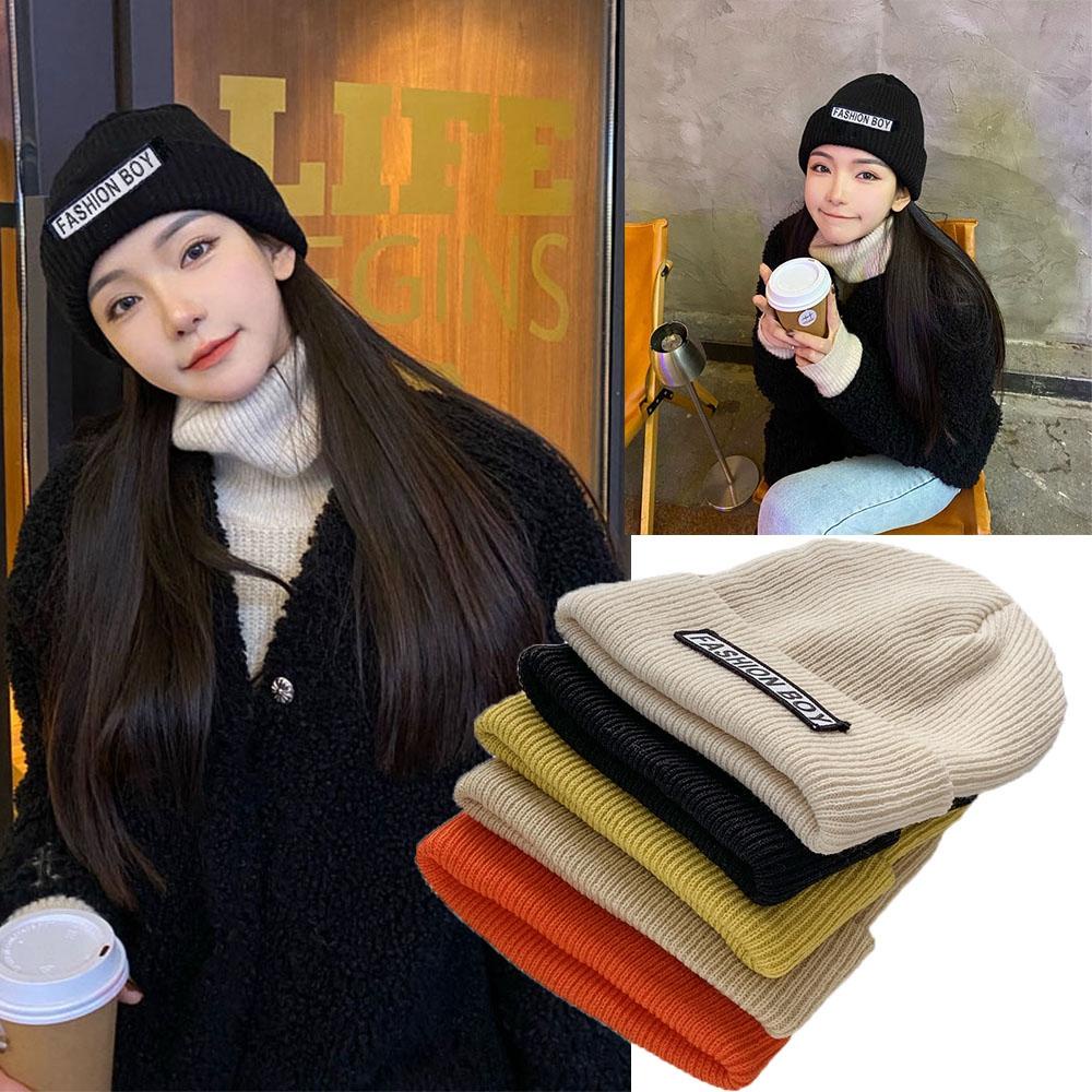 Mũ Beanie Dệt Kim Thiết Kế Mới Cho Nam Và Nữ