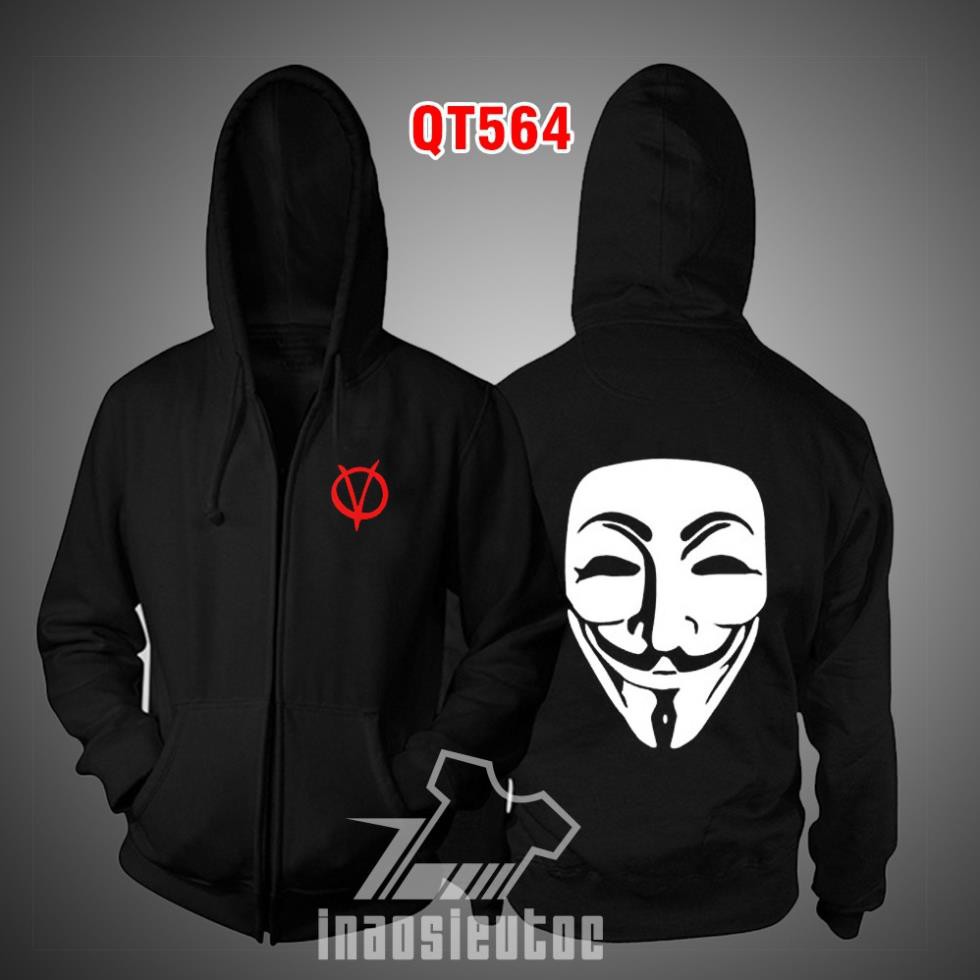 Áo khoác Hacker Anonymous đẹp giá rẻ chất lượng / gia tôt nhất