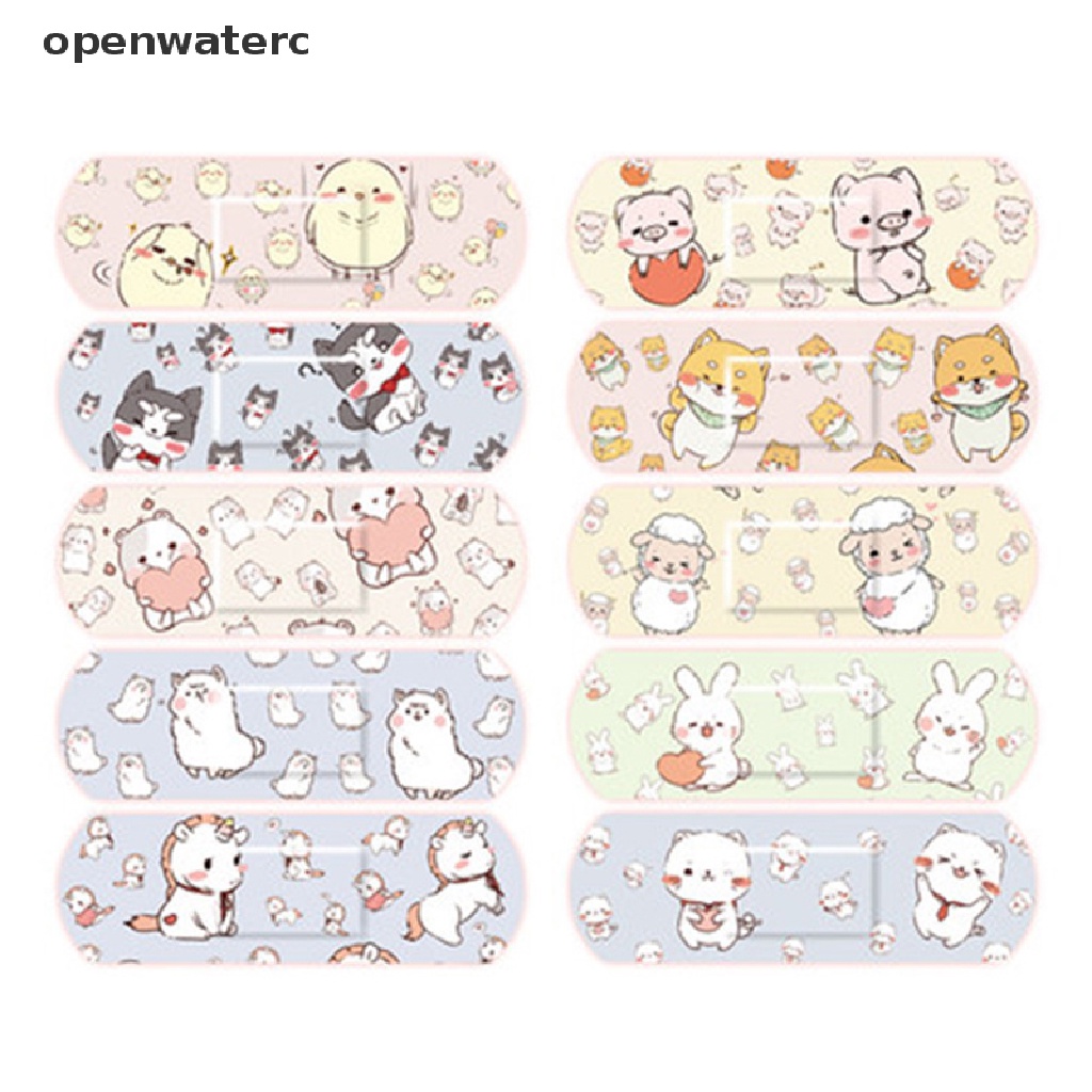 Set 120 Miếng Dán Họa Tiết Băng Cá Nhân Thoáng Khí Chống Thấm Nước vn