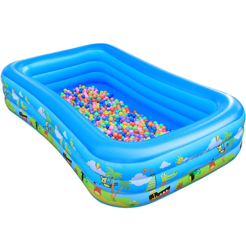 Bể bơi bơm hơi trẻ em Người lớn gia đình quá khổ xô tắm cho sơ sinh Bồn Ocean Ball Pool Toy