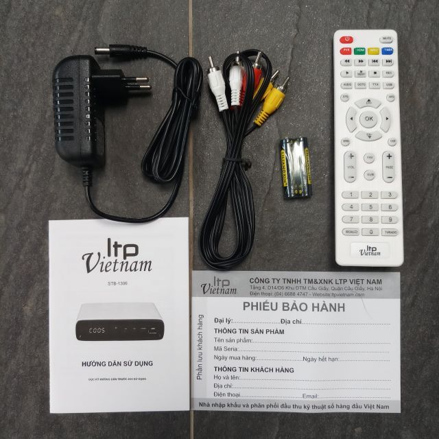 Đầu thu xem Truyền hình Kỹ thuật số mặt đất DVB.T2 của LTP