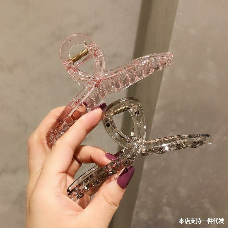 Kẹp cạp tóc nhựa trong dài 11cm