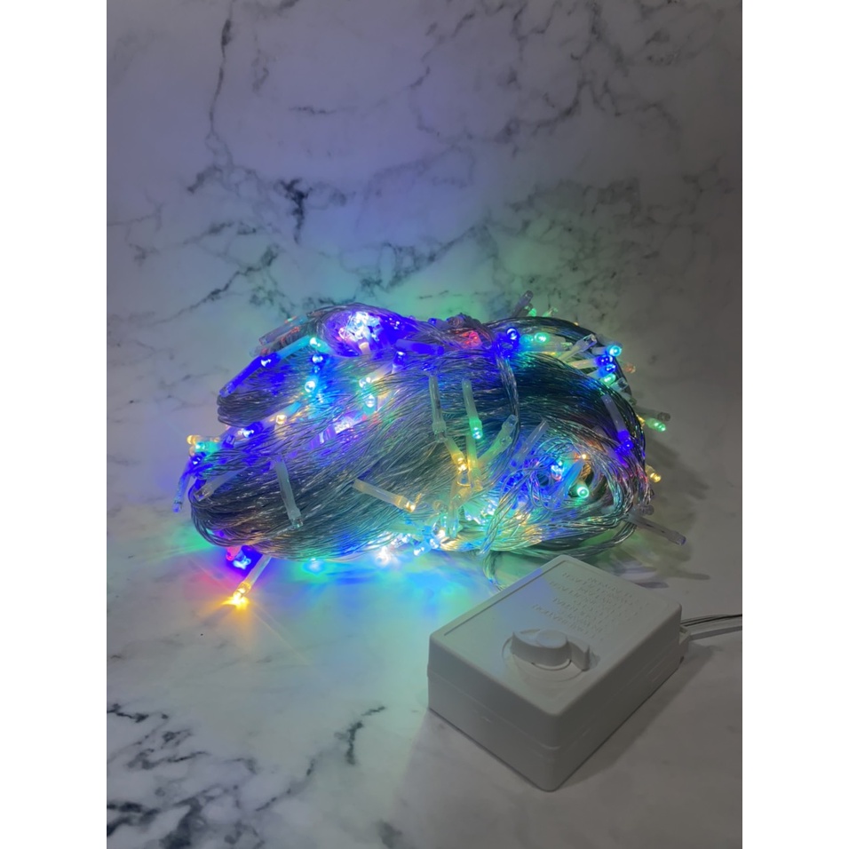 Dây đèn LED trang trí nháy chớp đủ màu 40m/100m, Trang trí trong nhà, sân vườn ngoài trời tiệc tùng nổi bật