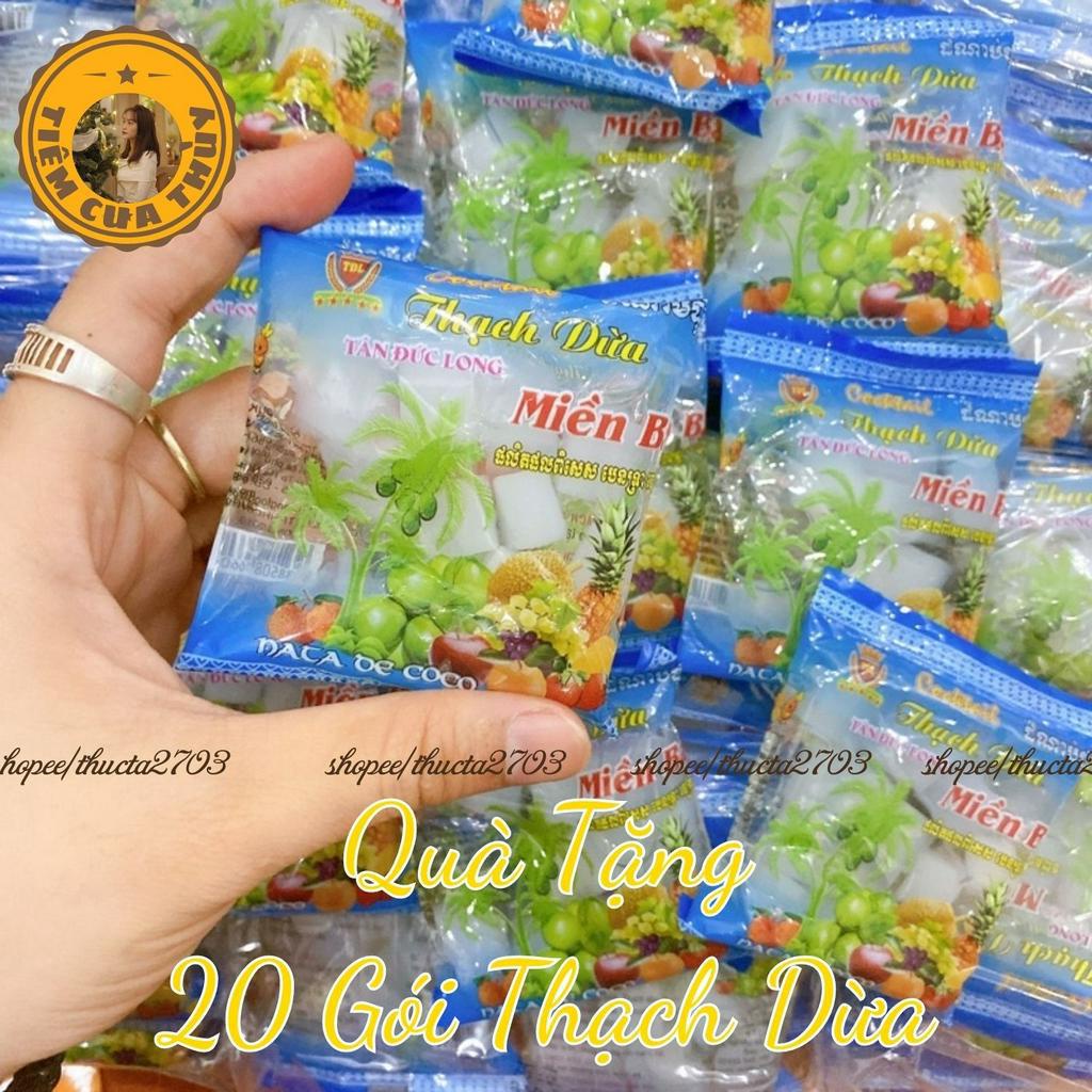 COMBO MIX 8 Loại 23 Gói Snack Cay Cay TẶNG 20 Gói Thạch Dừa, đồ ăn vặt, đồ 1k Bà Tuyết Diamond