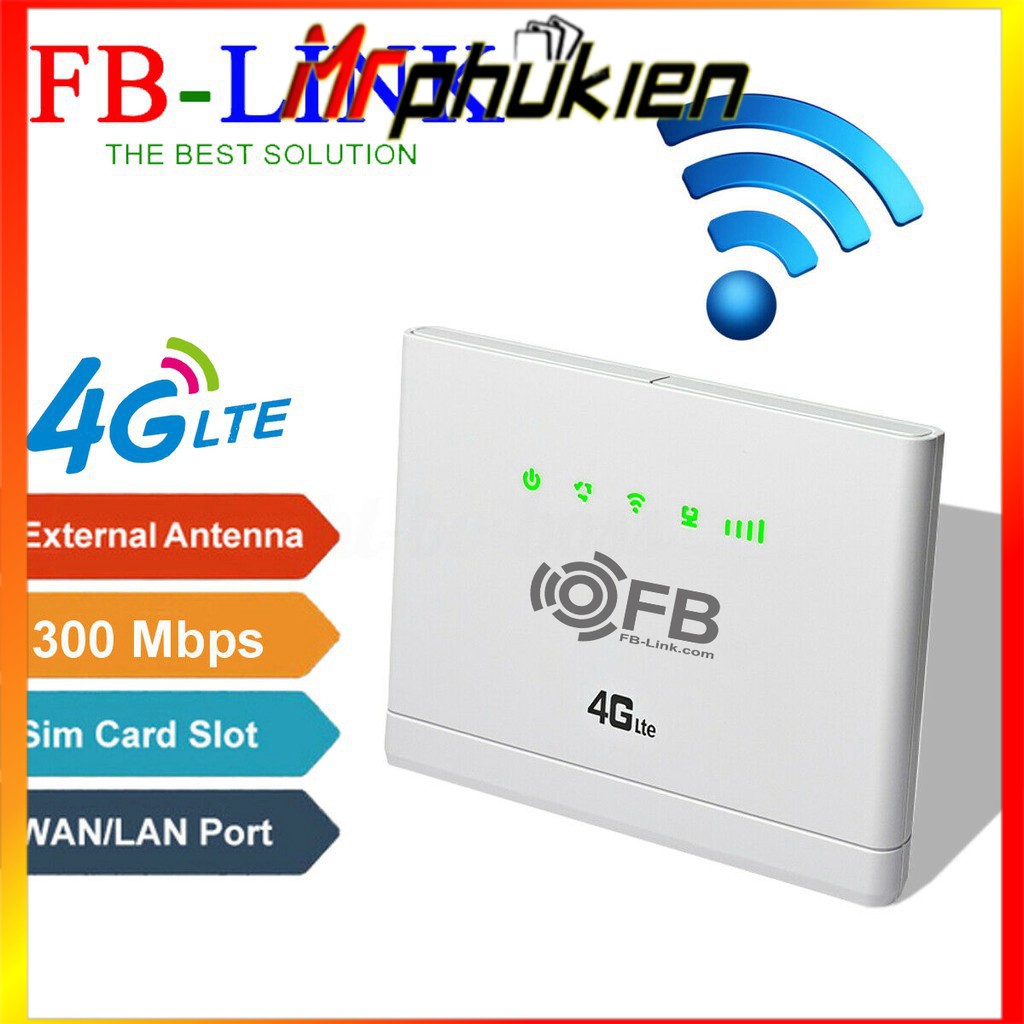 Router Wifi 4G LTE FB-Link CPE-V08 (Chuyên dùng xe khách - 32 user - 2 port) - MrPhukien