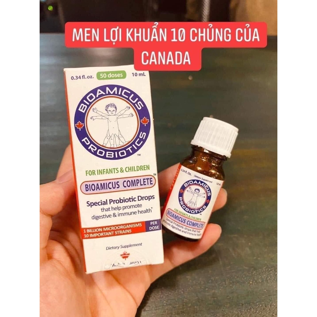 Men Vi Sinh Bioamicus Complete 10 Chủng - Nhập khẩu chính hãng