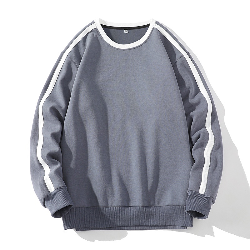 Áo hoodie Tay Dài Cổ Tròn In Chữ Nhật Bản Thời Trang Xuân Thu Mới Cho Nam