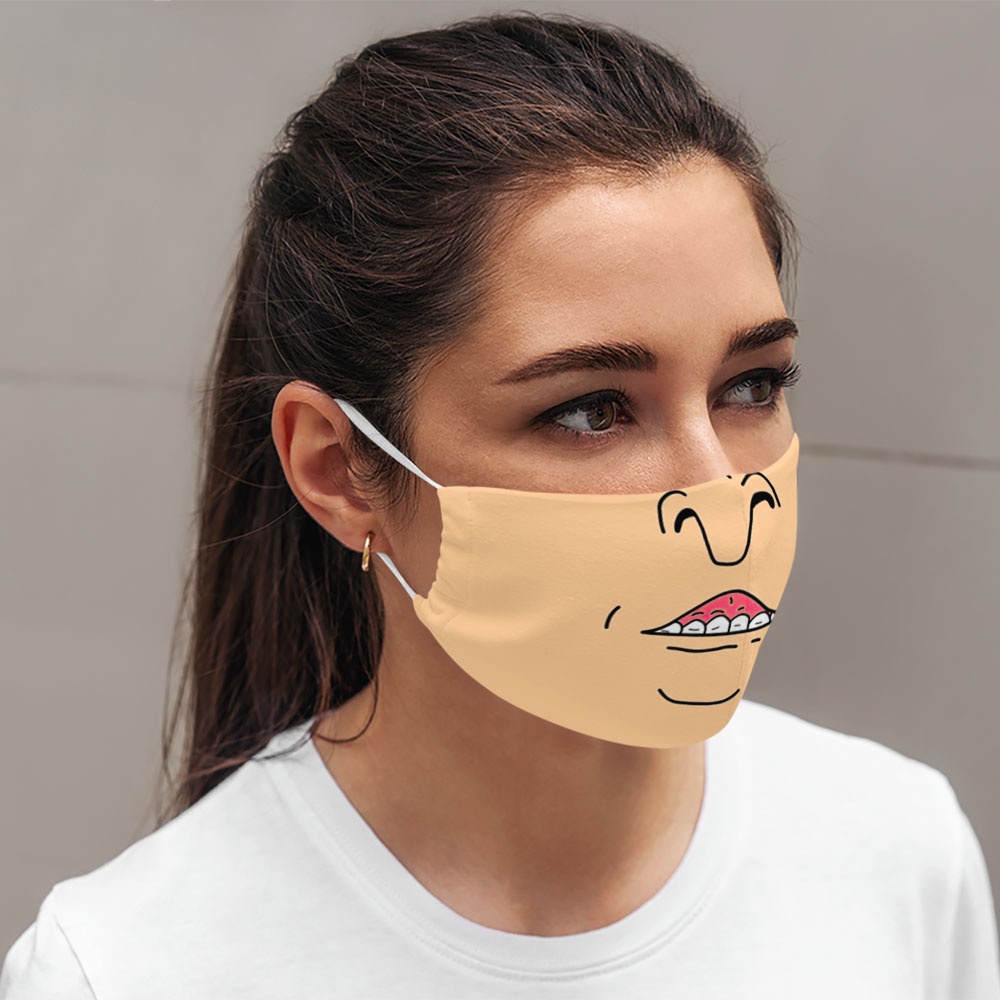 Khẩu trang thú cưng cute trẻ em hoạt hình cho bé dễ thương Hình Vẽ DRAWN CARTWELL ngăn bụi mịn chất liệu vải mềm chống g