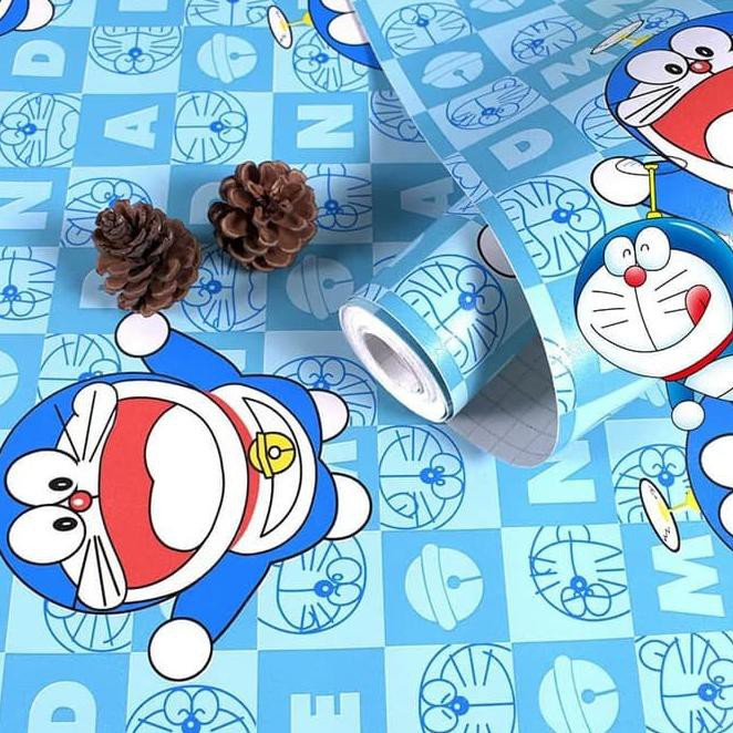 Giấy Dán Tường Trang Trí Nội Thất Hình Doraemon Gh037