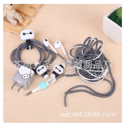 Bộ cuốn bảo vệ dây sạc & tai nghe hình thú | BigBuy360 - bigbuy360.vn