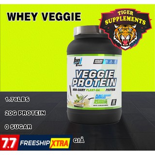 Whey Veggie Protein 25 lần dùng – Sữa tăng cơ bắp Whey Protein chiết xuất từ thực vật