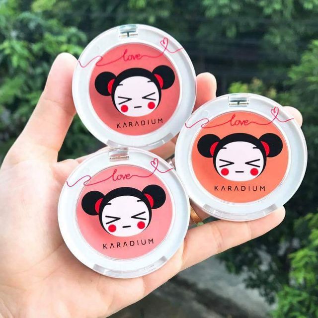 Phấn má hồng Karadium pucca love Hàn Quốc Chuẩn Auth