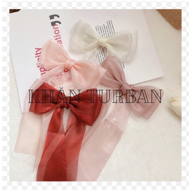 Kẹp tóc đầu cá nơ xinh